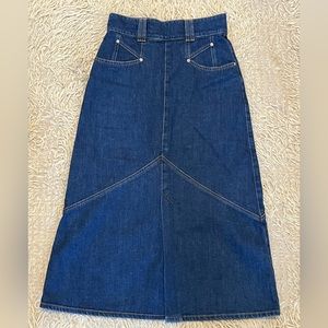 Isabel Marant denim midi skirt